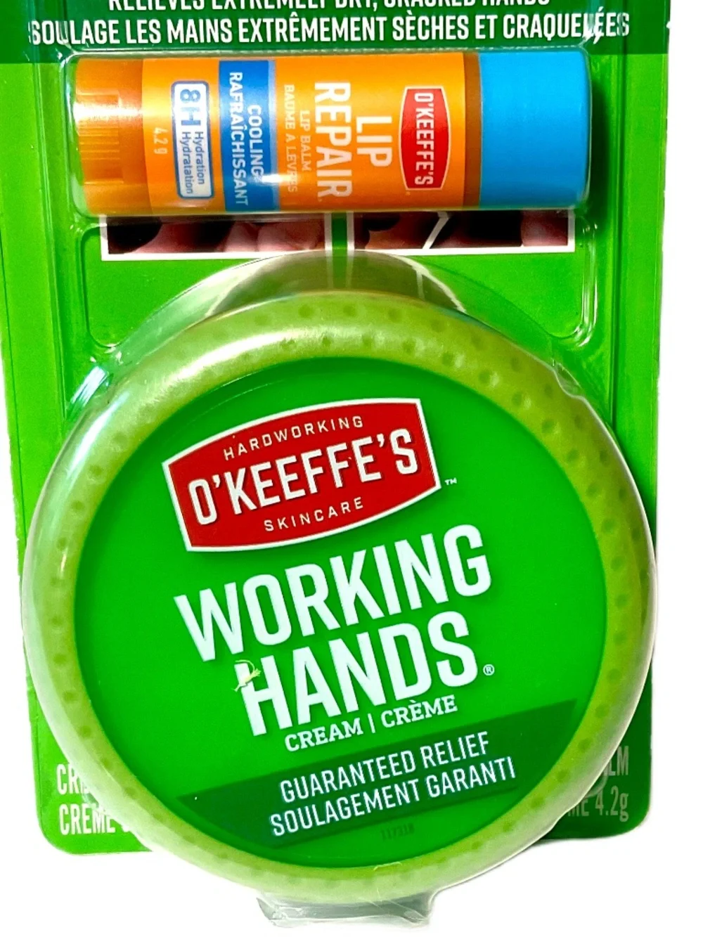 O’Keeffe’s Working Hands Cream Plus Lip Balm